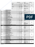 09 Fall Schedule