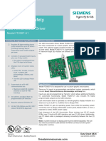 Siemens ft2007 U1 Desigo Led Annunciator Driver Data Sheet 0914568723