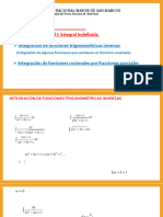 SEMANA 3.integración de Trigonometría Inversa y Por Fracciones Parciales