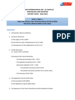 Unit 2 Notes American and French Revolutions