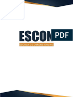 Escon - Escola de Cursos Online CNPJ: 11.362.429/0001-45 Av. Antônio Junqueira de Souza, 260 - Centro São Lourenço - MG - CEP: 37470-000