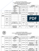 SPTS (Day) Time Table Second Semester 2024 - Original