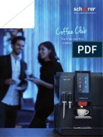 Coffee Machine Schaerer Coffee Club - Brochure