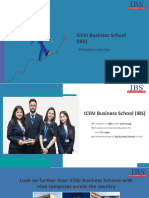 ICFAI Business School (IBS) - 2023