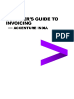 Accenture Supplier Guide To Invoicing India