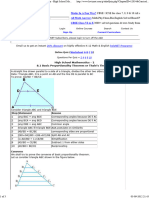 Basic Proportionality Theorem or Thale's Theorem - High School Mathematics - 2 - kwizNET Math - Science - English Homeschool - Afters