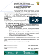 Acta de Compromiso y Responsabilidad Tercero