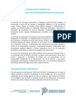 Comunicación Conjunta 1 - 24 Vínculos Cooperativos - Entramando Proyectos Colectivos