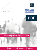 CIPD Cultivating Trustworthy Leaders 2014