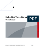 Dahua Embedded Video Storage User S Manual V5.3.1