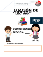 Lectura 5º Grado Proceso