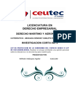 TAREA No. 5 DERECHO MARITIMO Y AERONAUTICO