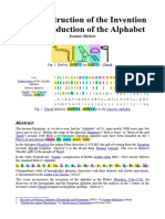 A Reconstruction of The Invention and Introduction of The Alphabet