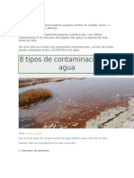 Contaminación Humana Del Agua - Biología