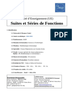 Syllabus - Suites Et Series de Fonctions - L2 - 2024-2025