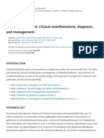 Choledocholithiasis - Clinical Manifestations, Diagnosis, and Management