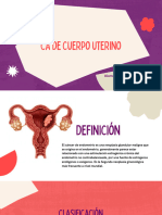 Ca de Cuerpo Uterino