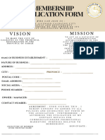 Membership Application Form