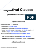 Adjective Clauses