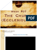 RCIA - Week 07 Ecclesiology (Powerpoint Presentation)