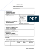 Small Grants Application Form