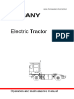 Annex-9 Electric Tractor Operation and Maintenance Manual