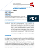 Demographic and School Factors Associated With Digital Competences in Higher Education Students 14288