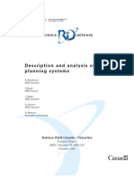 Description and Analysis of Military Planning Systems