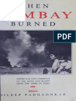 When Bombay Burned - Padgaonkar, Dileep, (Ed - ) Laxman, R - K - (Ill - ) - 1993 - U - B - S - Publishers' Distr