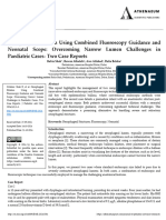 Oesophageal Dilation Using Combined Fluoroscopy Guidance and Neonatal Scope Overcoming Narrow Lumen Challenges in Paediatric Cases Two Case Reports