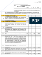 Bill of Quantities & Price Schedule - Back of House