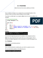 Pointers in C++