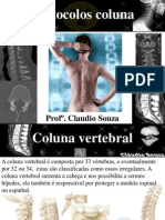 Aula 9 Protocolos Por TC - Coluna Vertebral. Prof Claudio Souza.