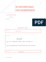 Suites Arithmetiques Et Geometriques