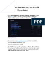How To Remove Bloatware From Your Android Phone PDF