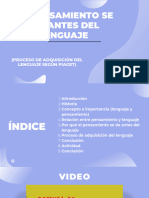 Presentación Propuesta de Proyecto Minimalista Gradiente Azul