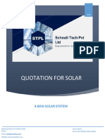 4.6KW Solar System With BreakUp - 12.10.2024