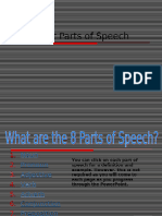 The Eight Parts of Speech Edited