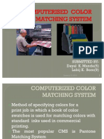 Computer Is Ed Color Matching System