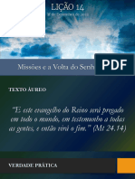 E.B.D - Licao 14 - Missoes e A Volta Do Senhor