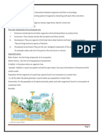 Ecosystem Notes Igcse 2023 Sept