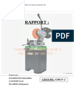 Amdec Du Fortex Scie A Metaux BF-315-TF2