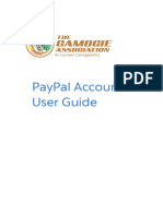 Camogie User Manual For PayPal