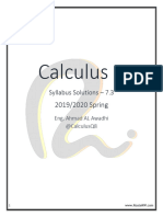 Calculus B: 2019/2020 Spring