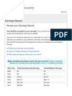 Earnings Record - Social Security 2