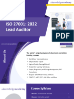 ISO 27001 Lead Auditor Training - Delegate Pack