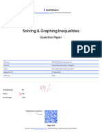 Math Paper Inequalities Graph Unit 14 (Solved)