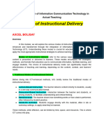 Module 4 Modes of Instructional Delivery