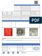 Report of Magnetic Particle Inspection