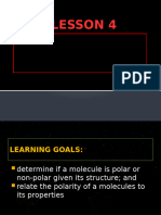 Revised - Lesson 4 Polarity of Molecues